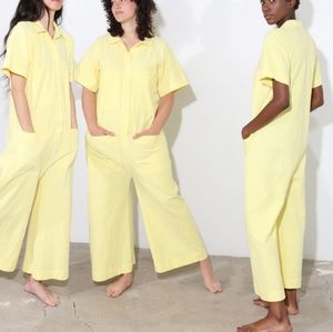 Ilana Kohn Maybel Coverall in Yellow Linen